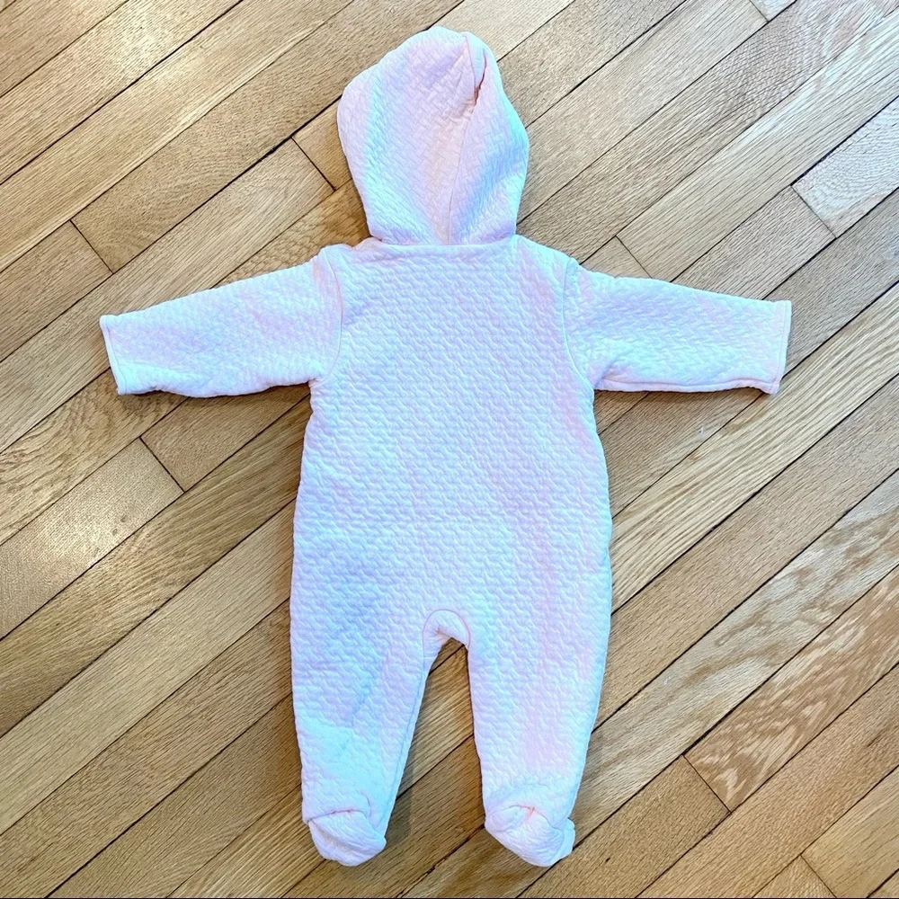 Kissy Kissy Blush Pink Quilted Layette 0-3m